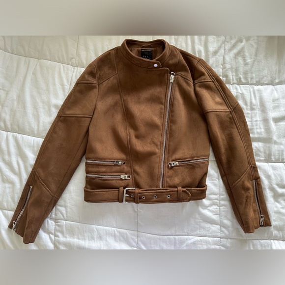 ZARA TRF faux suede jacket - Picture 2 of 5